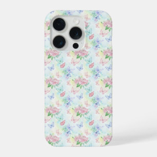 Elegant Butterfly Seamless Print iPhone 15 Pro Case