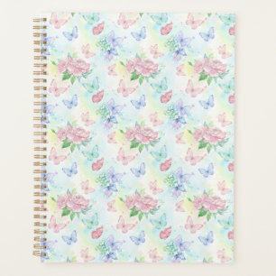 Elegant Butterfly Seamless Print Planner