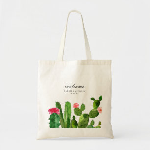 Elegant Cactus Garden    Wedding Tote Bag
