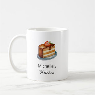 Elegant Cake Baker Pastry Chef Personalised Coffee Mug