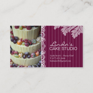 ELEGANT CAKE BAKERY BUSINESS CARD