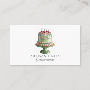 Elegant Cake Bakery  Business Card