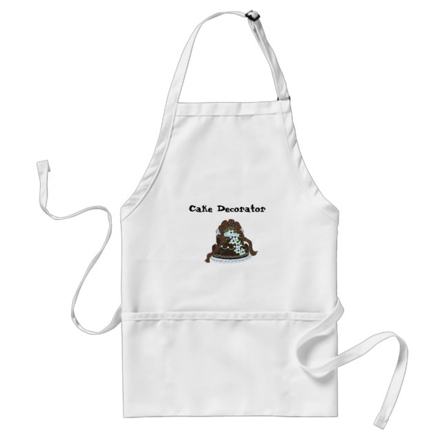 Elegant Cake Decorator Standard Apron (Front)