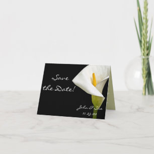 Elegant Cala Lily - Save the Date Card
