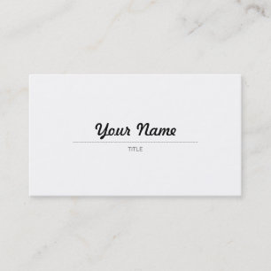 Elegant Caligráfico - EN Business Card