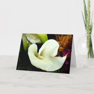 Elegant Calla Lily Card