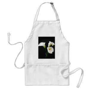 Elegant Calla Lily Flowers 12 Standard Apron