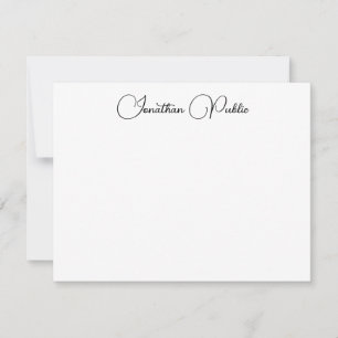 Elegant Calligraphed Name Trendy Script Template