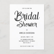 Elegant Calligraphy | Bridal Shower