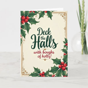 Elegant Calligraphy Christmas Card