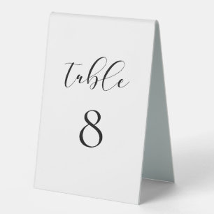 Elegant calligraphy design Number
