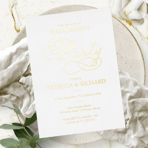 Elegant Calligraphy Engagement Party