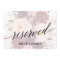 Elegant Calligraphy | Faded Floral Reserved Sign