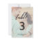 Elegant Calligraphy | Faded Photo 5x7 Table Number