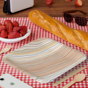 Elegant Calligraphy on Square Paper Plates