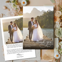 Elegant Calligraphy Overlay Simple 2 Wedding Photo