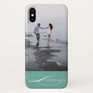 Elegant Calligraphy Photo iPhone case