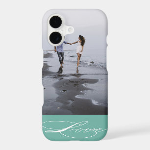 Elegant Calligraphy Photo iPhone case