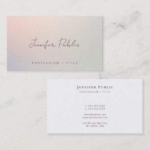 Elegant Calligraphy Script Template Professional Business Card