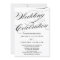 Elegant Calligraphy Script Wedding Invitation