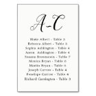 Elegant Calligraphy Wedding Guest by Last Name