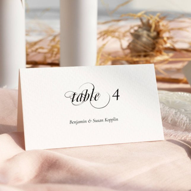 Elegant Calligraphy Wedding Place Cards (Creator Uploaded)