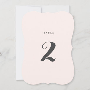 ELEGANT CALLIGRAPHY wedding table number