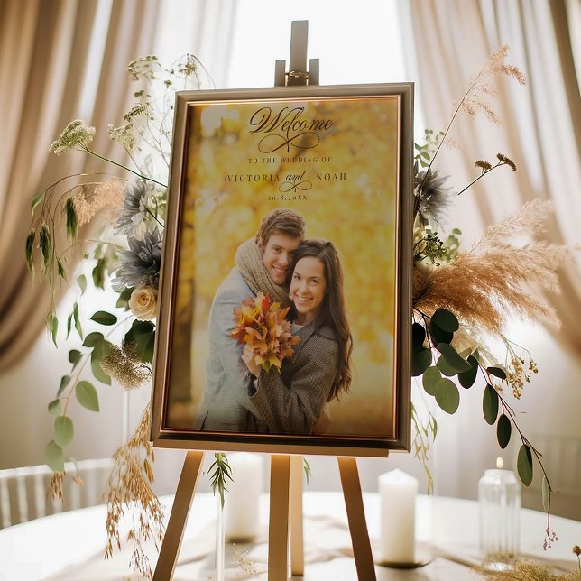 Elegant Calligraphy Welcome Poster (Creator Uploaded)