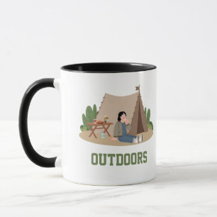 Elegant Camping Outdoors Coffee Mug   take a hike