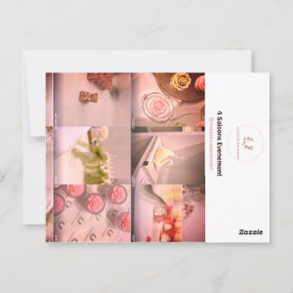 Elegant Candle Business Card | 4saisons.evenement