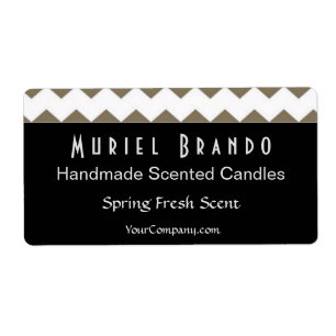 Elegant Candle Company Candle Jar Label