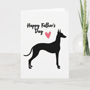Elegant Canine Fathers Day Card