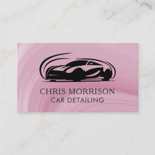 Elegant Car Detailer Business Card