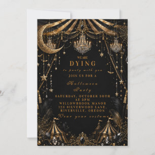 Elegant Carnival Halloween Party Invitation