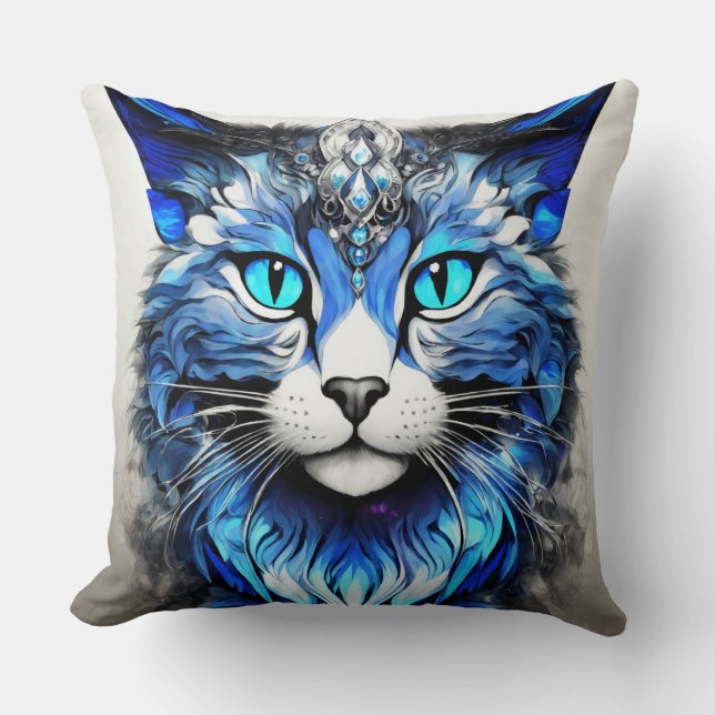     Elegant Cat  cat design Cushion (Front)