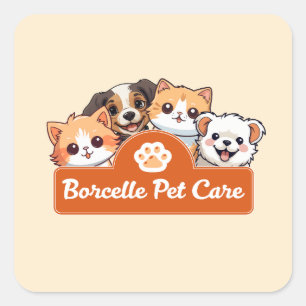 Elegant Cat Lover Sticker cat dad