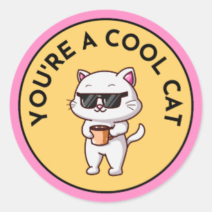 Elegant Cat Lover Sticker purrfect pet parent