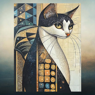 Elegant Cat Postcard