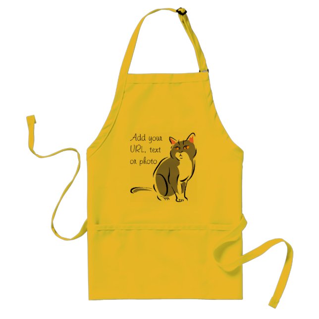 Elegant Cat Standard Apron (Front)