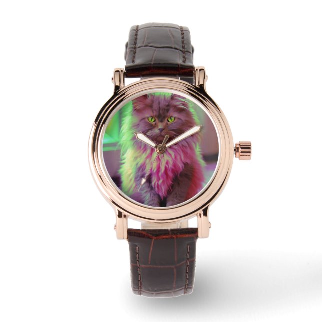 Elegant Cat watch for cat lover (Front)