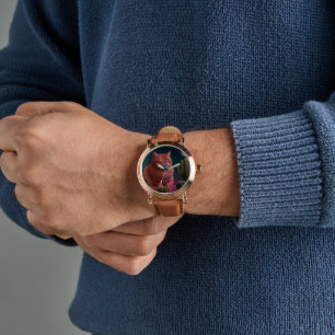 Elegant Cat watch for cat lover man