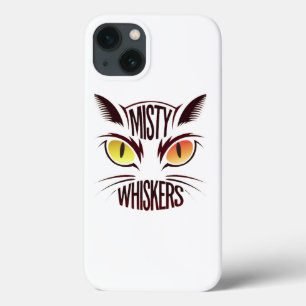 Elegant Cat Whiskers iPhone 13 Case