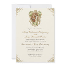 Elegant Catholic Betrothal Gold Wedding