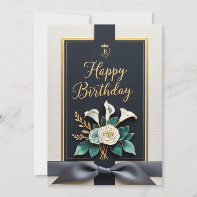 Elegant Celebration Card (Front)