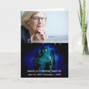 Elegant Celebration of Life Funeral Program