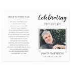 Elegant Celebration of Life Memorial Program