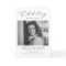 Elegant Celebration of Life Photo Funeral Folded