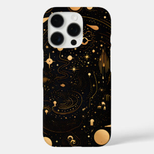 Elegant Celestial - Mystical Galaxy Art iPhone 16 Pro Case