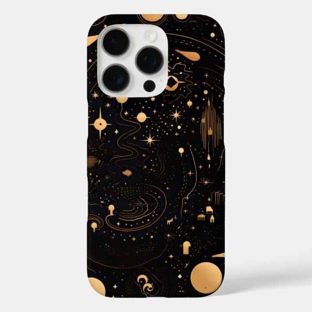 Elegant Celestial - Mystical Galaxy Art Case-Mate iPhone Case (Back)