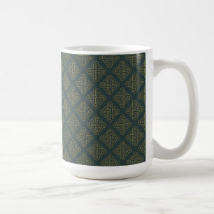 Elegant Celtic Knot Pattern Coffee Mug
